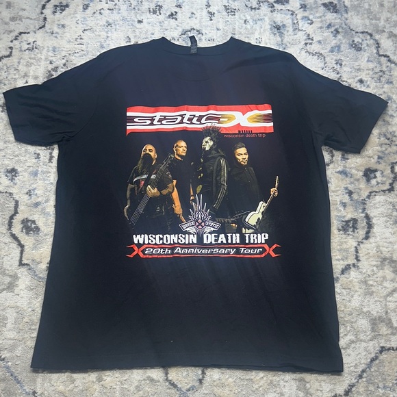 ei-lo Other - Static-X Wisconsin Death Trip Tour T-Shirt Black Men’s XXL